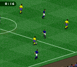 FIFA Soccer '96 (USA) (En,Fr,De,Es,It,Sv) In game screenshot